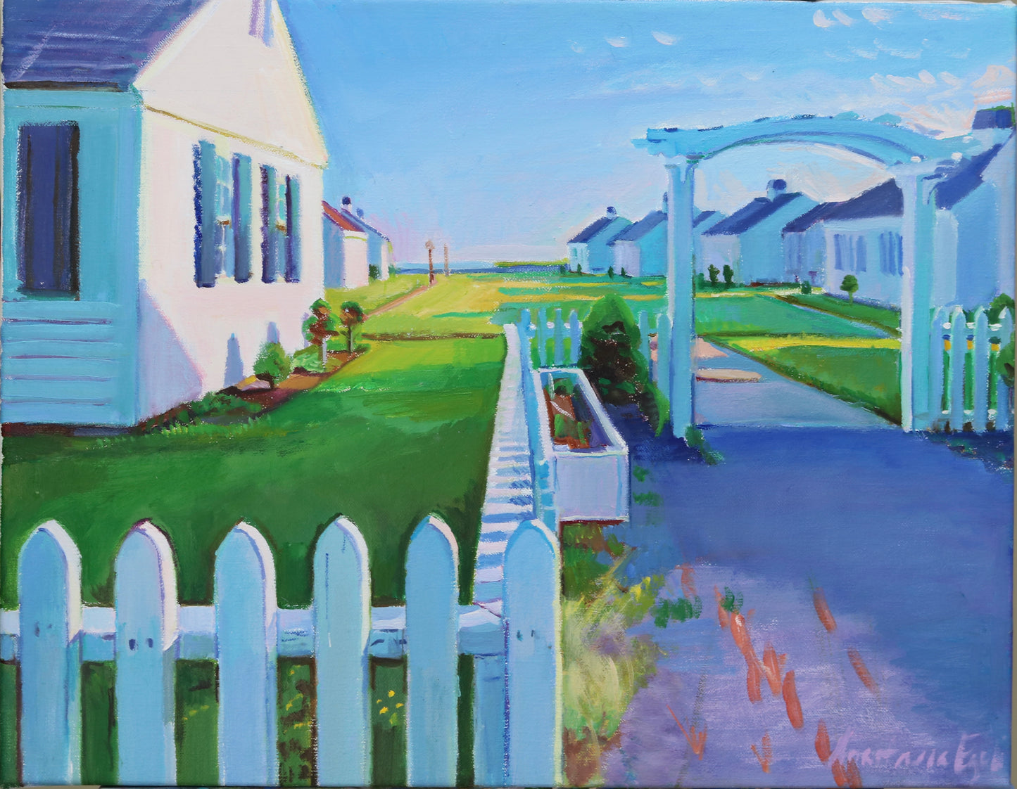 Picket Fence  14x18